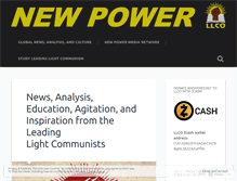 Tablet Screenshot of new-power.org